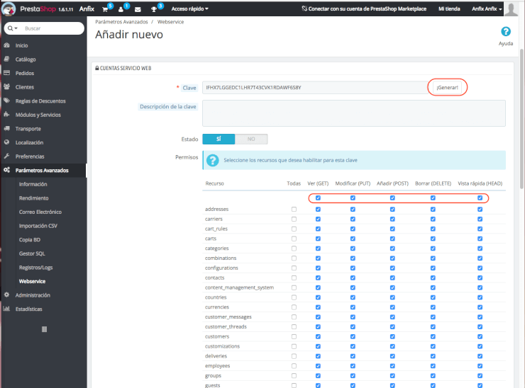 Conecta Anfix con prestashop - Blog de Anfix