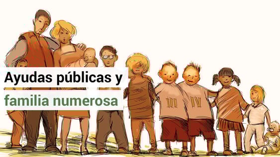 El concepto de familia numerosa a efectos de ayudas públicas