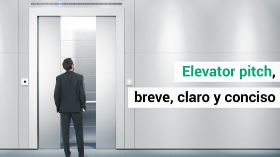 Ensaya tu ‘elevator pitch’