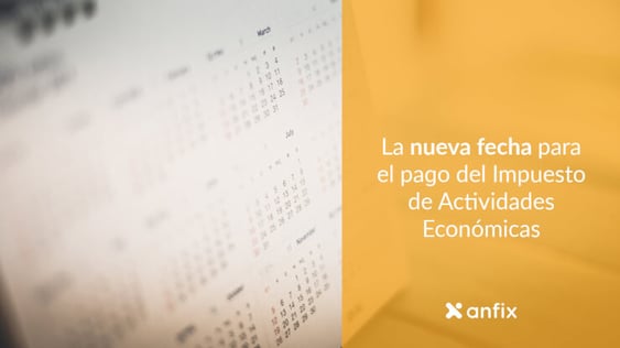 El nuevo plazo para el pago del IAE de 2016