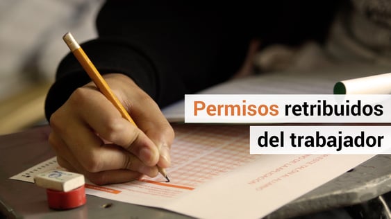 El trabajador también tiene derecho a permisos retribuidos