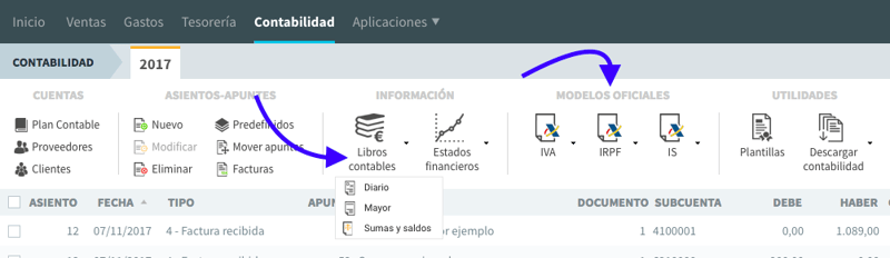 informes contables y presentación de impuestos