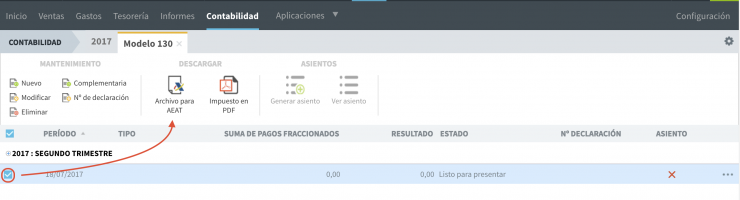 Descargar el modelo 115