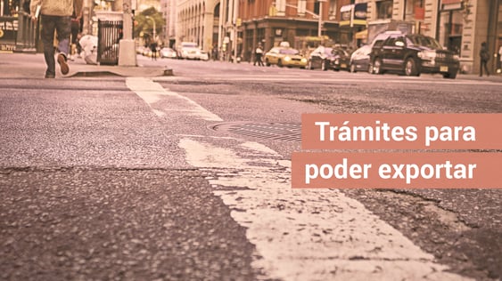¿Qué trámites debo hacer para exportar?