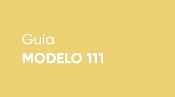 Guía para presentar el modelo 111