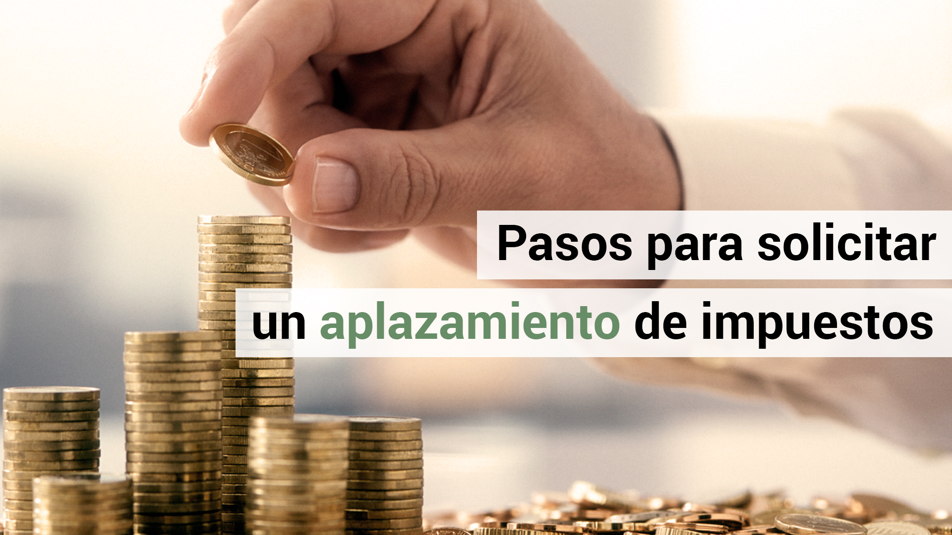 ¿Cómo se solicita un aplazamiento de impuestos?