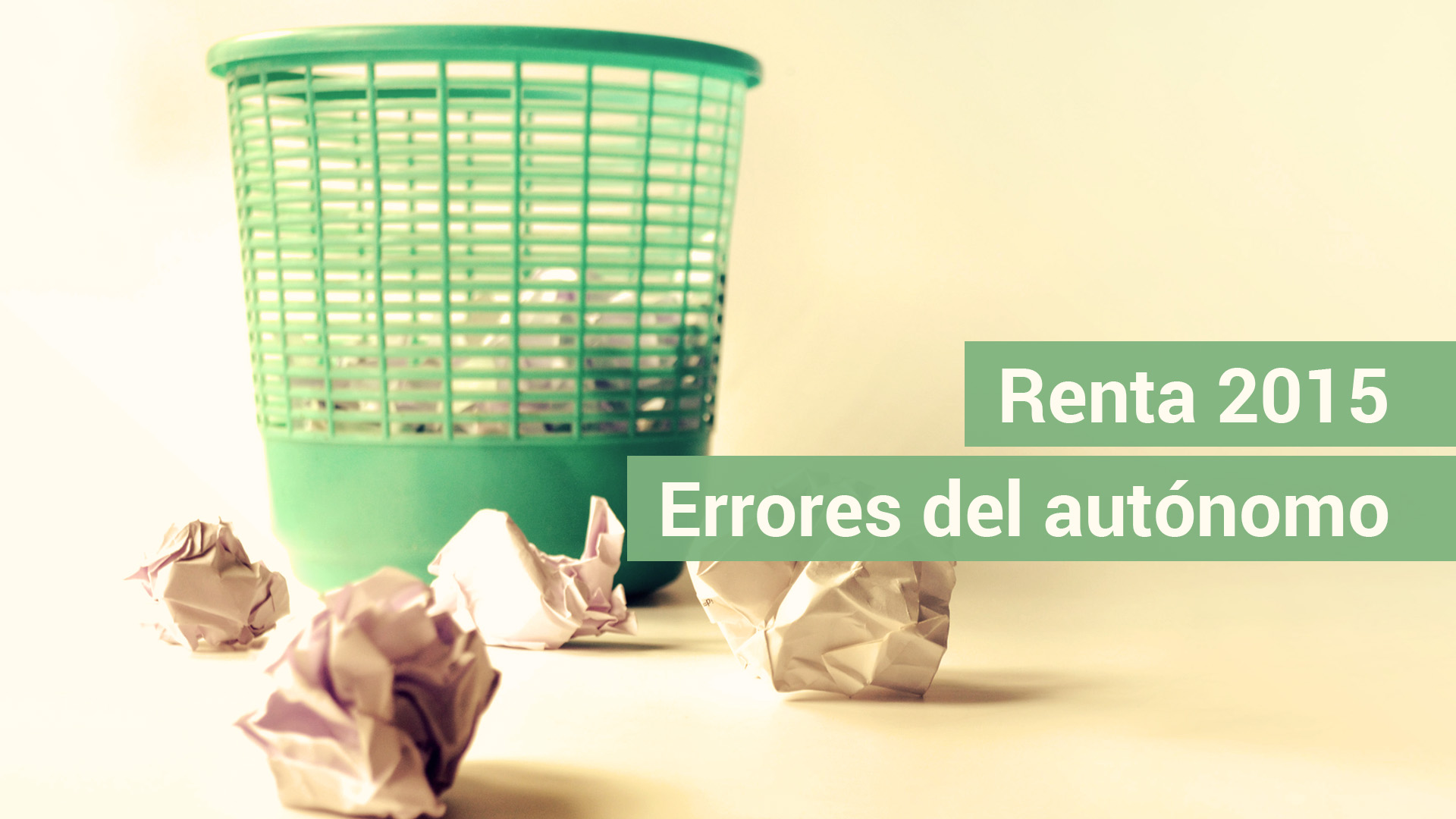 Errores frecuentes en la Declaración de la Renta del autónomo
