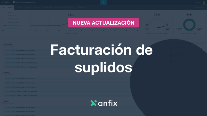 Factura tus gastos suplidos de forma rápida y sencilla con Anfix