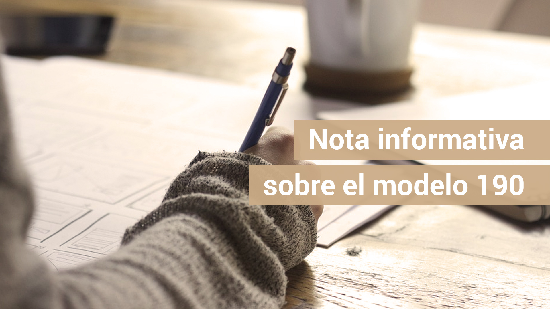 Nota informativa de la AEAT en relación al modelo 190